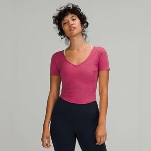 Lululemon Align T-Shirt Pink Lychee size 4